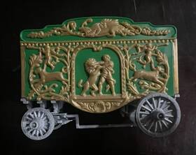 6900 K-line 04 Circus Lion And Gladiator Tableau Wagon Kit For 1/48th Scale By - Good