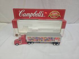 K-line Campbells 040369860235 Campbell S Soup Die Cast Semi Truck Train Accessory Heavy Hauler 1/48 Scale