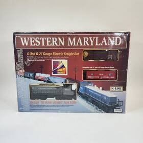 K-1902 K-line Western Maryland Train 6 Unit 0-27 Guage Electric Freight Set K952b Horn