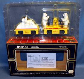 K-2625-02 K-line Nib Coke Coca Cola Polar Bear Motorized Hand Car And Trailer
