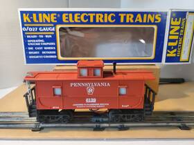 K-6139 K-line Vintage 1988 Prr Passenger Service Lighted Caboose Tested Ob