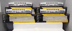K4636c K-line O Metrolink 18 Bombardier Commuter Car 4-p Ex/box