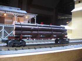 K663-8013 K-line Die-cast Skeleton Log Car # 48 Buy It Now Listing