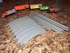 K1232 Galoob Micro Machines Transcontinental Freight Engine Train Locomotive Santa Fe