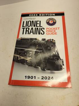 108724 Kalmbach Greenberg Lionel 2024 Price Guide Greenbergs Value Book Gauge