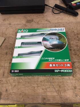 10-1663 Kato N Gauge E5 Shinkansen Hayabusa Basic Set 3cars Model Train Jr Used