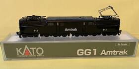 137-2021 Kato N Scale Amtrak #913 All Black Gg-1