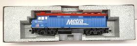 Kat376575 Kato Ho Scale 37-6572 Chicago Metra Emd F40ph #160 Inch Village Of Winfield
