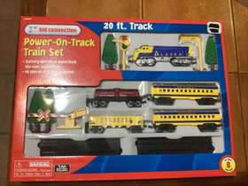 Kid Connection 090159520313 Power-on-track Train Set 20 Ft Track 60 Pieces 52031