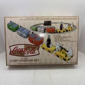 K-1002 Kline K-line Coca-cola 5-unit Polar Bear Handcar Set