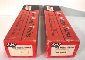 80342 Kmt O-scale Vintage Kris Model Trains Miller Beer And Schlitz Box Cars