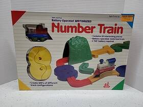 1853-0 Larami 071802185301 Number Train - 1989 Motorized Set Pre-school Complete