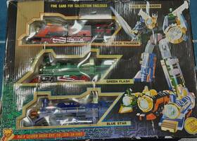 Lh-1002 Leader Shine Ent. Vintage Loco Squad 3 In 1 Transformer Train Interchanger Into Lococommander Used