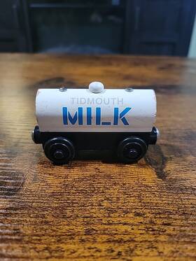 Lc99054 Learning Curve Thomas The Train And Friends Tidmouth Milk Tanker Wooden Railway