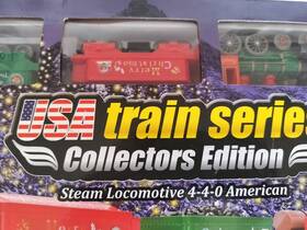 Lec 889234000778 Usa Train Norman Rockwell Xmas Express Steam Locomotive 4-4-0 Collectors Edition