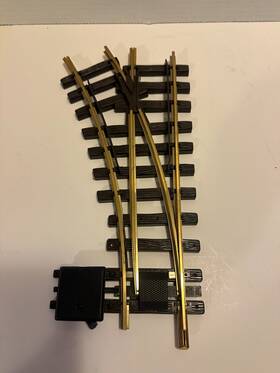 Lgb 011525912101 Lehmann # 91210 Big Train Toy Manual Point Left L 300mm