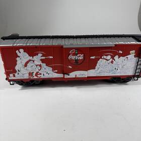 42913 Lgb 40283 - Coca-cola Polar Bears Boxcar G Scale Train Car