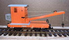 45420 Lgb Orange Crane Car G Scale