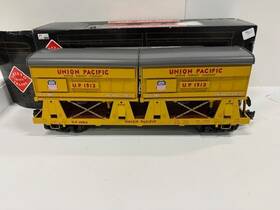 Art-46512 Lgb Aristo-craft Union Pacific Flat Bed Car With Trailers Box