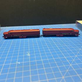 7077-7078 Life-like Products 7077 Alco Pa-1 A-a Pair Lehigh Valley 609-611 N-scale