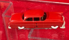 0068-50 Lionel Original Ho Red # Inch 1 Inspection Car From 6100 Raceways Set- 1961