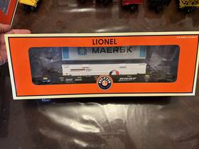 Lionel 023922020697 Bnsf Maersk Maxi-stack Operating Couplers Removable Containers
