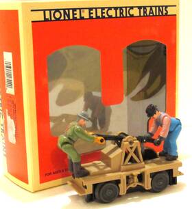 6-18429 Lionel 023922184290 Electric Trains Operating Handcar With Railroad Workers O Gauge