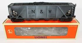 6-19328 Lionel 023922193285 New 6446-3 Norfolk And Western Hopper Coal Dust Sides. Usa