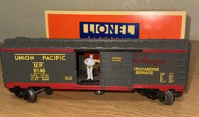 6-19821 Lionel 023922198211 Trains Union Pacific Operating Boxcar Ln Box No Orange Package