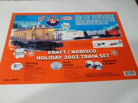 Lionel 023922319500 2002 Train Set Kraft Nabisco Holiday With Oval Track Limited Edition Euc