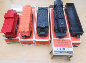 6001t Lionel 1461s Postwar 3-car Frt With Smoke 1950 Only 6110 6002 6004 6007 Obs