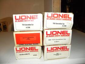 95440511 Lionel 17879 7205 7212 Inch Tca Convention Cars Six Car Passenger Set - Fast Ship
