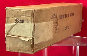 2338x Lionel Original 2338 Inch X Box - For Milwaukee Road Gp-7 With Full Orange Stripe Body