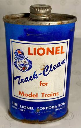 32927-75 Lionel Vintage Corporation Track Clean 4oz Metal Can Good Condition