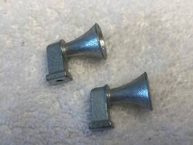 334-76 Lionel Set Of 2 Postwar Dispatch Board Horns - Not Reproductions