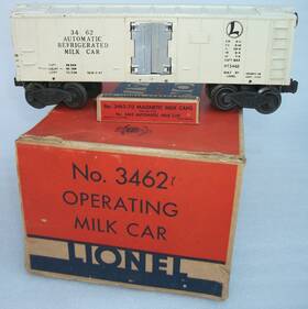 3462x Lionel Postwar High Gloss Milk Car From Dealer Display Layout Exc Rare Ob
