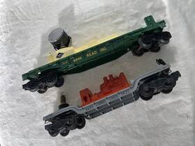 9345 Lionel #3620 #9345 Trains Searchlight And Track Maintenance Cars For Parts Or Repair Die-cast