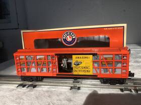 36712 Lionel #36712 Trains Ballyhoo Brothers Circus Elephant Car W Operating Sweeper Man Exc