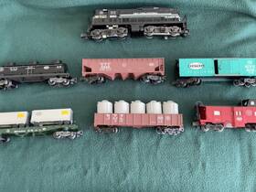 4-8552 Lionel American Flyer S Gauge New York Central Gp9 And 6 Car Freight Set