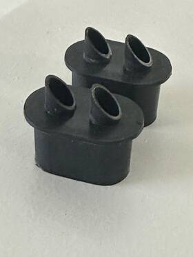 450-13 Lionel Signal Bridge Hood Lamp Cover X 2 No Metal Clip Or Wire Set Pair