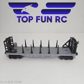 506089 Lionel Nyc Central Flat Car With Removable Stakes