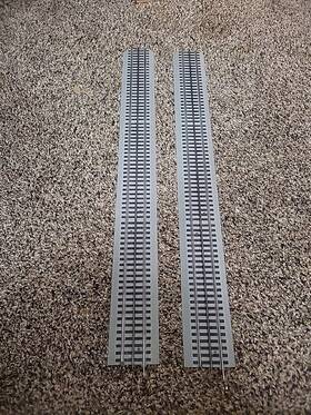 6-12042-2 Lionel Fastrack 30 Inch Long Straight Track Lot 2 Pcs O Gauge 6-12042- New