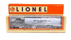 6-12854 Lionel O United States Navy Rocket Fuel Tractor And Trailer Truck Ln