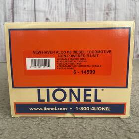 6-14599 Lionel New Haven Alco Pb Diesel Locomotive Non-powered B Unit With Box