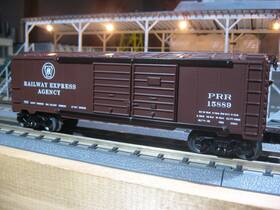 6-15889 Lionel Pennsylvania Rea Double Door Box Car # Prr 15889
