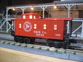 6-16534 Lionel Delaware And Hudson Square Window Caboose Buy It Now Listing