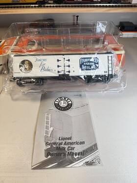 Ffdx-100 Lionel 6-17358 O Gauge Fairfield Farms Milk Car Ln/ob Famous For Babies