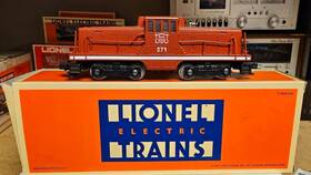 6-18907 Lionel Mint In Box O Gauge Rock Island 44 Ton Powered Diesel Switcher