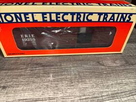6-19255 Lionel New Nib Erie Double Door Boxcar 19255 0/027 Gauge