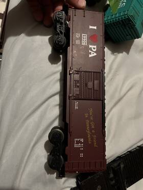 6-19906 Lionel O Gauge Inch I Love Pennsylvania Box Car # Nos